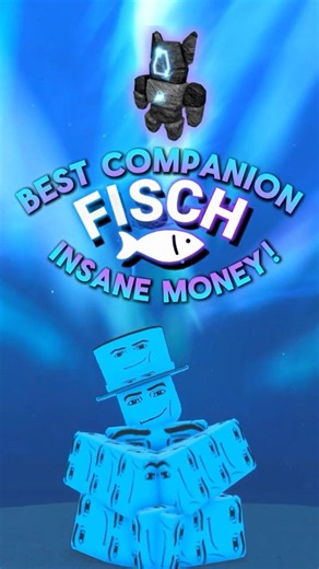 THE BEST COMPANION IN FISCH! 🤿🎣 (CRAZY FOR MONEY FARMING) #fisch