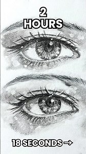 I Spent 2 Hours Drawing Eyes With Conte Pastels
