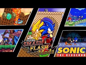 SSF2 Mods: Showcase Revamped Sonic V2 by (GreenGalaxio)