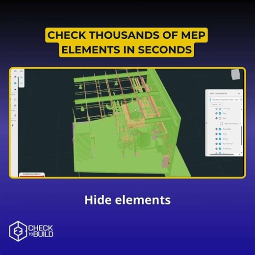 Check thousands of MEP elements in seconds