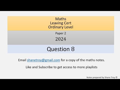 2024 Paper 2 LC OL Question 8