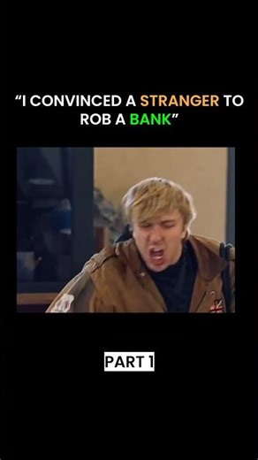 PART 1 He actually convinced a stranger to rob a bank... #MackHopkins #prank #fyp