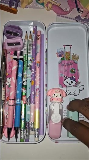 Filling My Pencil Box with Cute Stationery ✨ 💕ASMR#asmr #cutestationery #pencilcase #asmrsound #diy