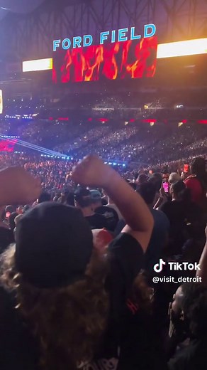 SummerSlam in Detroit was officially the most-watched and highest-grossing ever in WWE history. 🤼‍♀️💯 #Detroit #WWE #SummerSlam #FordField #VisitDetroit #DetroitSports