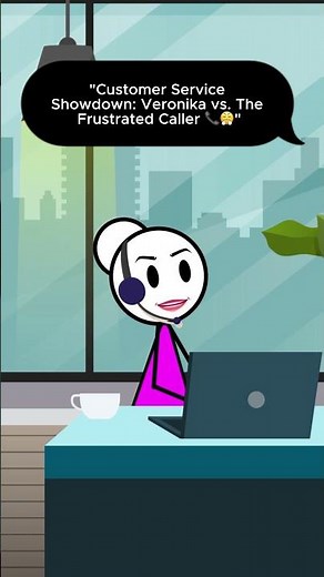 "Customer Service Showdown: Veronika vs. The Frustrated Caller 📞😤" #customerservice #drama