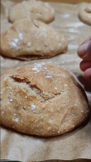 No-Knead Spelt Bread Rolls | Easy Overnight Crusty Bread Recipe