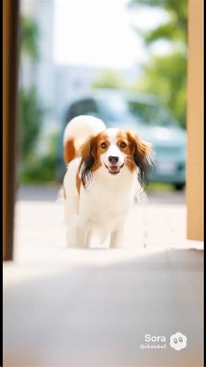 Mame-chan has come home with Kooikerhondje!