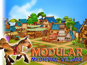 Modular Medieval Village | 3D Fantasy | Unity Asset Store