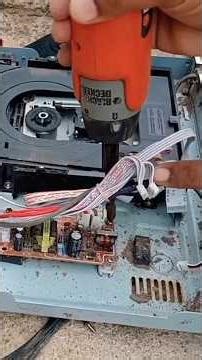 Restoration Rusty DVDPlayer#dvdplayer#restoration#repair#problemfix#automobile#brokenfix#disassembly