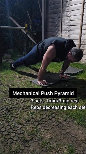 MECHANICAL PUSH PYRAMID | HILVer WORKOUT 💪