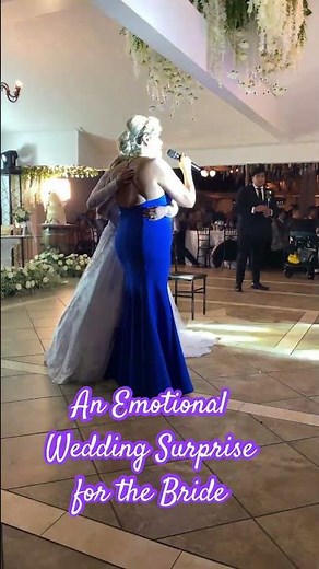 “An Emotional Wedding Surprise for the Bride ✨”