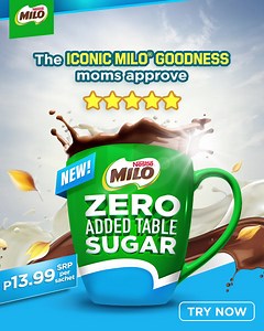 It’s time to give your kids nourishing energy to win the day with the NEW MILO® Zero Added Table Sugar! 🙌 A delicious drink rich in Iron and a great source of Calcium & Protein without the added table sugar! 💯Try it now! 😋 | MILO® Philippines