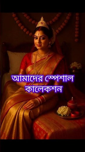 Bengali Bridal Silk Saree | Pure Banarasi Wedding Look | Traditional Bengali Bride Collection