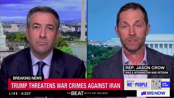 Rep. Jason Crow warns he's 'taking names,' creating his own list when pressed on DOJ targets