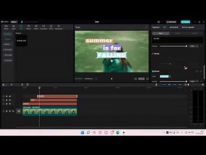 Lyric Video Edit Tutorial On CapCut PC