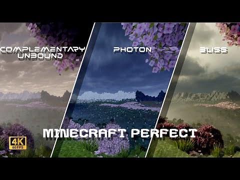 [4K] MINECRAFT in 2024 What is the BEST Shaders - Complementary Unbound / Photon / Bliss Tested