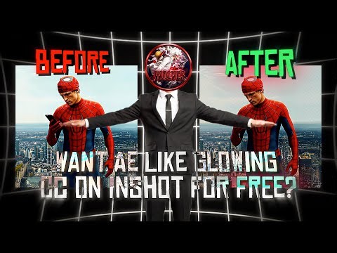 WANT THIS AE LIKE GLOWING CC BAR ON INSHOT FOR FREE🫣❓#inshot #inshotcreator 