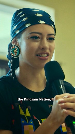 taking a moment to acknowledge the Dinosaur Nation 📺: Reservation Dogs, season two, episode six, featuring @ambermidthunder | CBC Gem