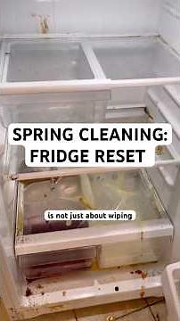 Spring Cleaning: refrigerator Reser￼