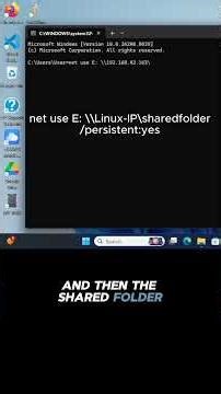 How to Mount a Samba Shared Folder Permanently from Windows in 60 Seconds. #windows #linux #tech