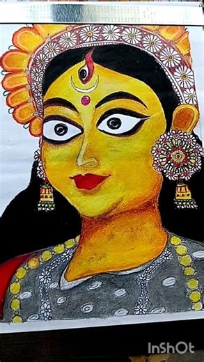 PART 2 Durga ma drawing #art #drawing #trending #shorts #viralvideos #artist #viralshorts #shorts