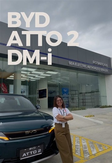 Introducing the all-new BYD ATTO 2 DM-i⚡️ Also available in a full EV variant, so you can choose the powertrain that best suits your lifestyle🚗 Visit our showroom or message me to learn more! #BYDATTO2DMi #BYDRosario #BYDLaUnion #bydphilippines