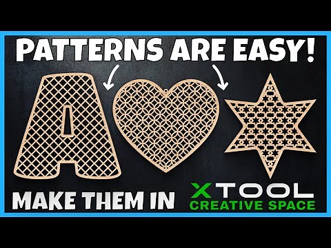 CREATE Amazing Patterns in XTool NOW - XCS 2.0 Tutorial