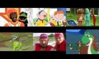 Mix of 6 videos from youtube : All Wildbrain Cartoons S04E02 Episodes Played at The Same Time