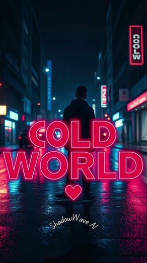 COLD WORLD 🖤 | Emotional Rap Song | AI Music (Real Pain Vibes)