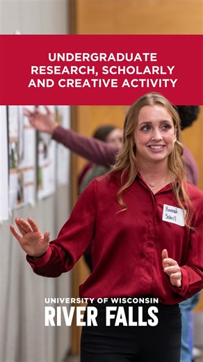 A glimpse into the student research presented at last week’s URSCA Gala. | University of Wisconsin-River Falls