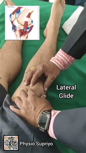 Patellar mobilization ✨ Improving knee movement & reducing pain.#PatellarMobilization #Physiotherapy