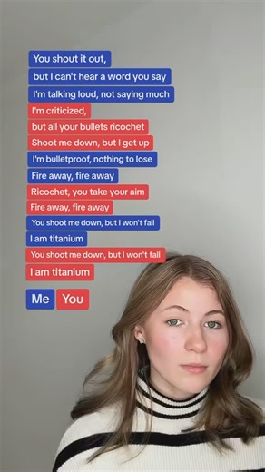 15K views · 6 comments | Sing with me „titanium“ - SIA! KARAOKE/LYRICS Listen to my first original song ✨Never Go Back✨ on Spotify & co❣️ | SHANA | Facebook