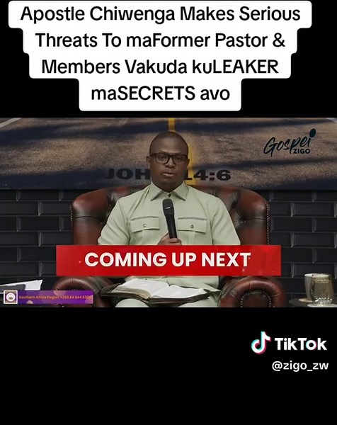 Apostle Chiwenga's Serious Threats to Former Pastor