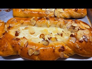 How to make Danish bread filled with cream cheese
