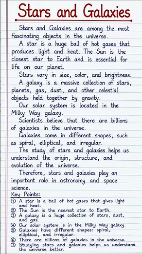 Stars and Galaxies | Wonders of the Universe