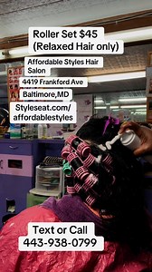 Roller Set with ASHTAE Products, Inc heavenly foam . #rollerset #ashtaeproducts #baltimore #baltimorehairstylist #mybmore | Consquilla Towanda Carey