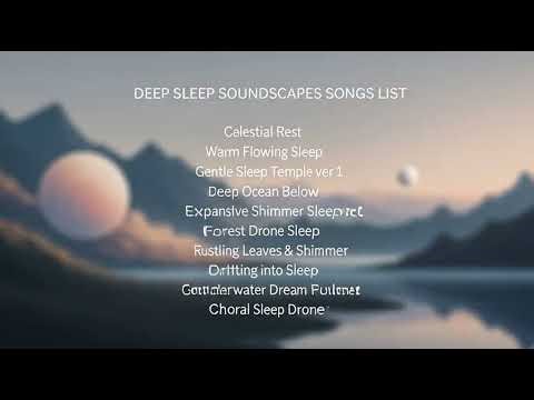 Deep Sleep Soundscapes for Insomnia Relief
