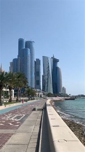 🇶🇦 West Bay Promenade of Doha #qatar #travel