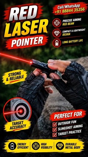 Laser Pointer Setup & Adjustment | Product Demonstration #trending #slingshot #diy #viral
