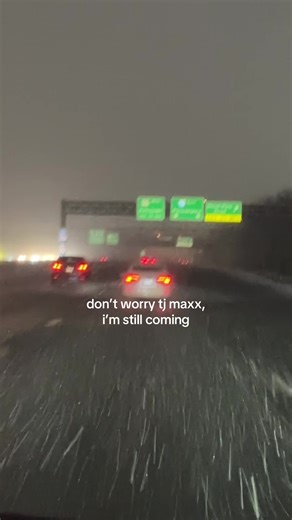 nothing can stop me @TJ Maxx #tjmaxx#fyp#winterstorm#snow | T.J. Maxx