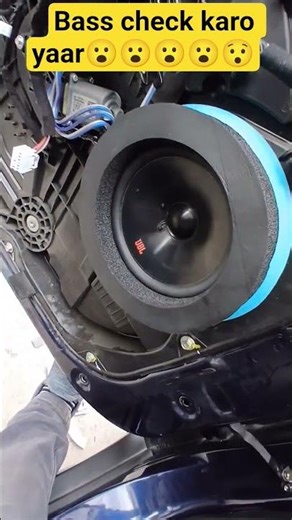 bass check karo sound system installation #audioinstallation #carstereo