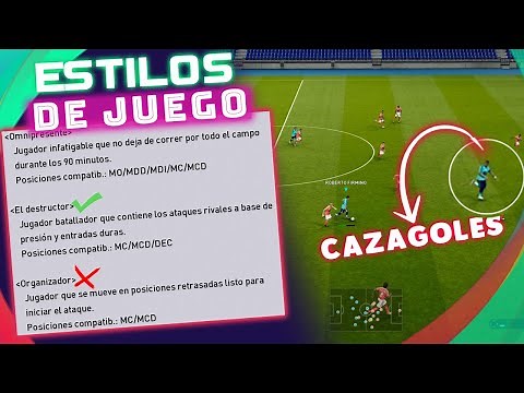 GUÍA DEFINITIVA ✅ ESTILOS DE JUEGO PES 2021 CON EJEMPLOS‼️