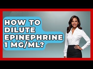 How To Dilute Epinephrine 1 Mg/Ml? - First Response Medicine
