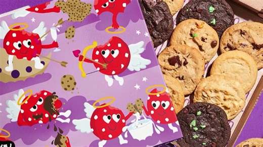 Insomnia Cookies celebrating Valentine's Day with pop-up
