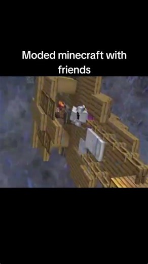 POV: Playing with friends moded #minecraft #minecraftmemes