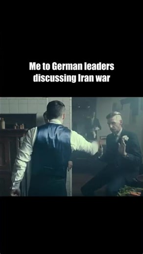 Me to German Leaders Discussing Iran War While Germany Falls Apart