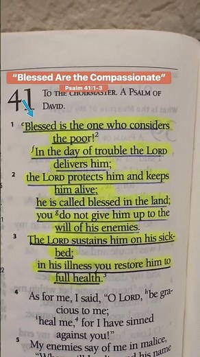 🛑 GOD SEES HOW YOU TREAT THE POOR | Psalm 41:1–3 🛑