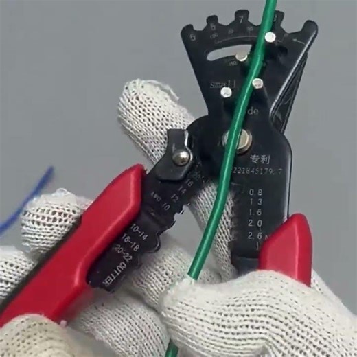 Electrician's Wire Stripping, Crimping, and Bending Tool Set