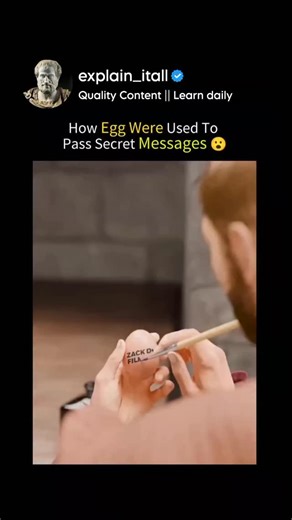 Explain It All | The "Mind-Blown" Hooks ​Who knew eggs were the original encrypted messages? 🥚🕵️‍♂️ ​The ultimate spy hack you didn't know existed! How... | Instagram