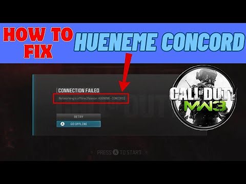 How To Fix HUENEME-CONCORD Error In Modern Warfare 3 (MW3) In PC/PS5/Xbox | Ultimate Fixes (2024)